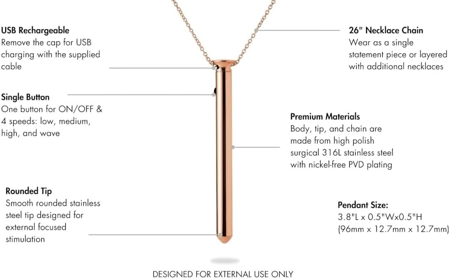Crave Vibrating Necklace - Image 7