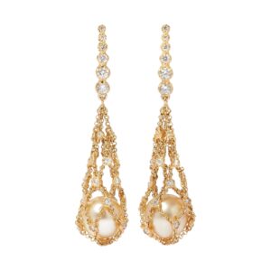Lattice Pearl Earrings